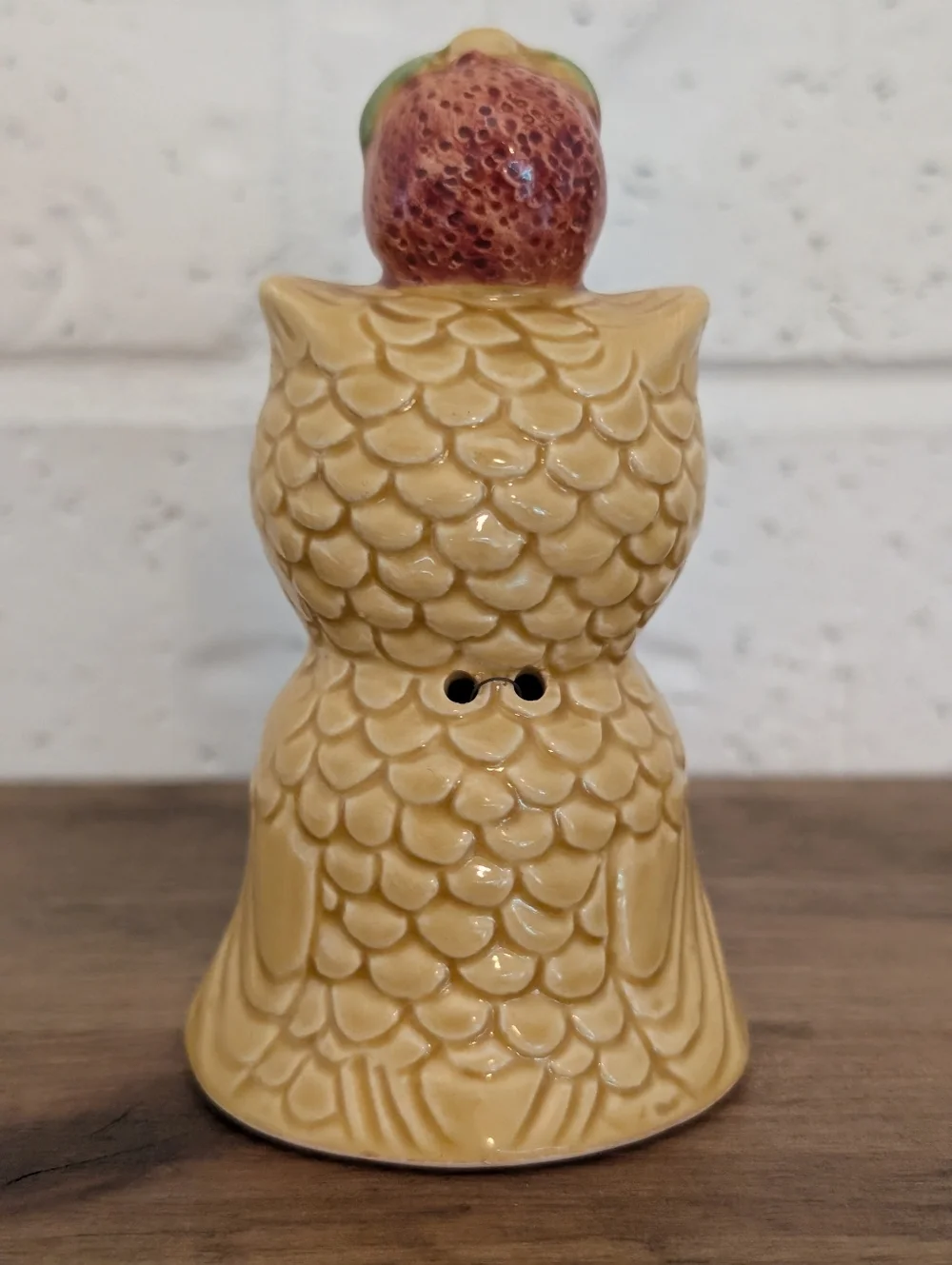 Vintage‎ Ceramic Florida Oranges Souvenir Owl Bell by GF Japan